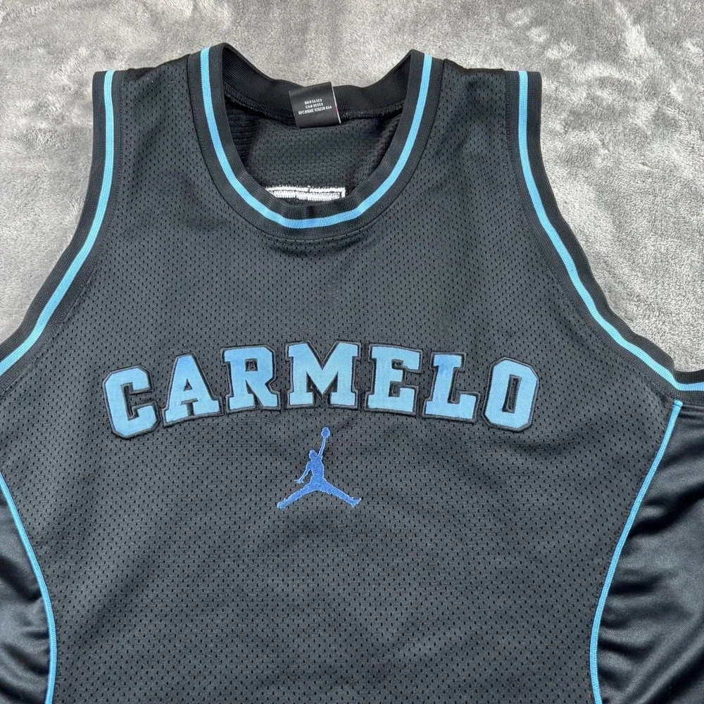 Air Jordan‎ Carmelo Anthony former basketball player # 15 Jersey Mens XL Black